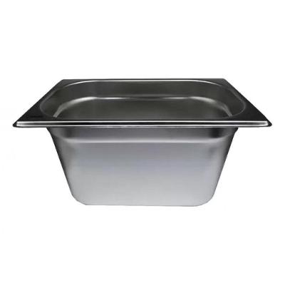 Kit 8 Cubas Gastronomica Inox Gn 1/4 X 150mm (265X162mm)