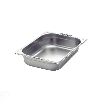 Cuba Tramontina Gn 1/2 Em Aço Inox Com Alças Móveis Profundidade 65 Mm - Aço 304 Tramontina