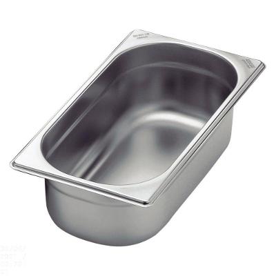 Cuba Tramontina Gn 1/3 Em Aço Inox Sem Alças Profundidade 100 Mm - Aço 304 Tramontina