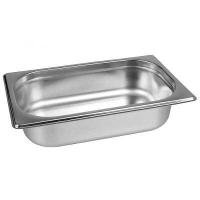 Kit 6 Cubas Gastronomica Inox Gn 1/4 X 100mm (265X162mm)