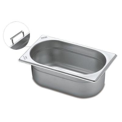 Cuba Tramontina 1/4 Aço Inox Alças Móveis Profundidade 65Mm