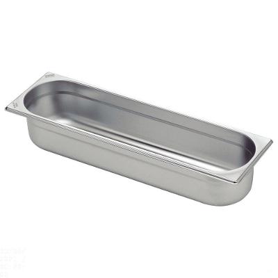 Cuba Tramontina Gn 2/4 Em Aço Inox Sem Alças Profundidade 100 Mm - Aço 430 Tramontina