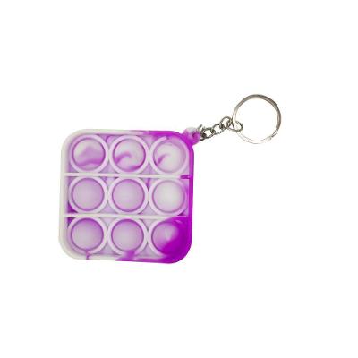 Chaveiro Pop It Anti Estresse Quadrado Relaxamento Sensorial