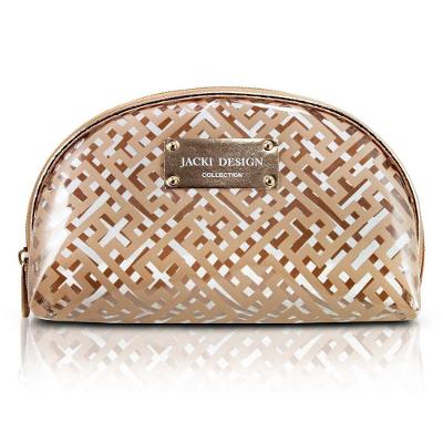 Necessaire Meia Lua Diamantes Jacki Design Dourado