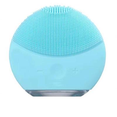 Esponja Elétrica Massagem Limpeza Facial Recarregável Azul