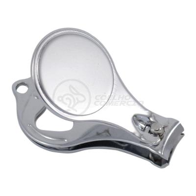 Kit 10 Cortador Unha C/ Lixa Inox Abridor Garrafa Chaveiro