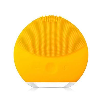 Esponja Elétrica Para Limpeza Facial E De Pele Amarelo