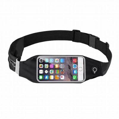 Pochete Corrida Fitness Cintura Porta Celular E Objetos Preto
