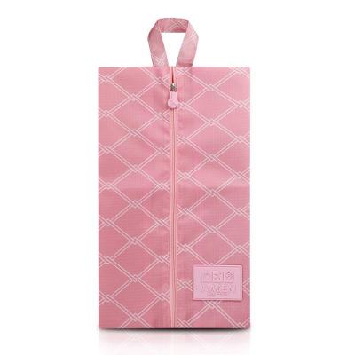 Bolsa Porta Sapato Estampa Listrada Jacki Design Rosa