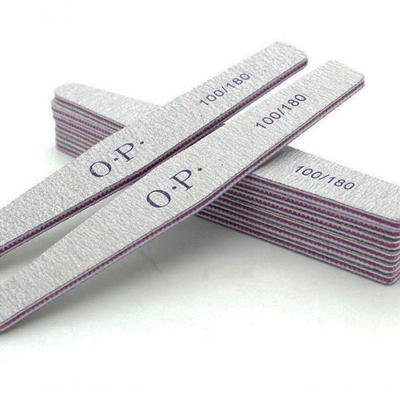 Kit 10 Lixas Caixão Opi 100/180 P/Unhas Gel Vidro Porcelana