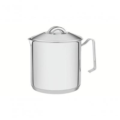 Fervedor Solar Aço Inox Fundo Triplo com Tampa 14Cm 2L