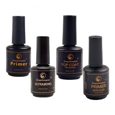 Topcoat Primer Kit Pretinho Do Poder P Unhas De Gel Fibra