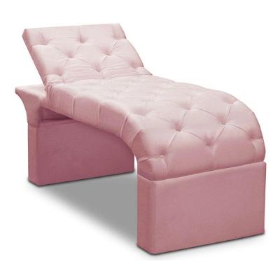 Maca Estofada Estética Cílios Regulável Spa Veludo Juliette :rosê