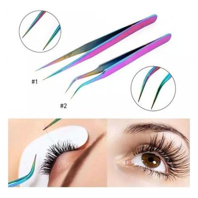 Kit Pinca De Alongamento De Cilios Inox- Profissional