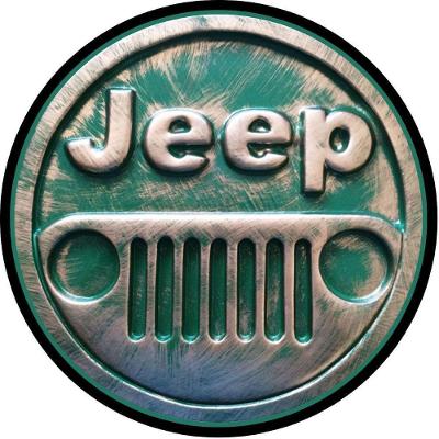 Capa De Estepe Impermeável Resistente Estampada Jeep