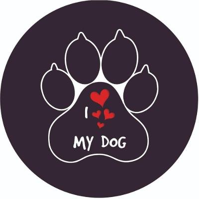 Capa De Estepe Personalizada Ecosport I Love My Dog