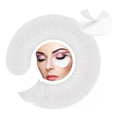 Kit 100 Protetor Pálpebra Gel Alongamento Cílios Patch Pad