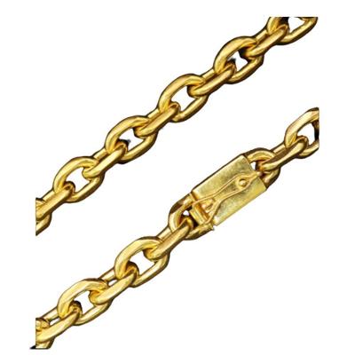 Cordão Corrente Cadeado Quina 15mm Top E Elegante