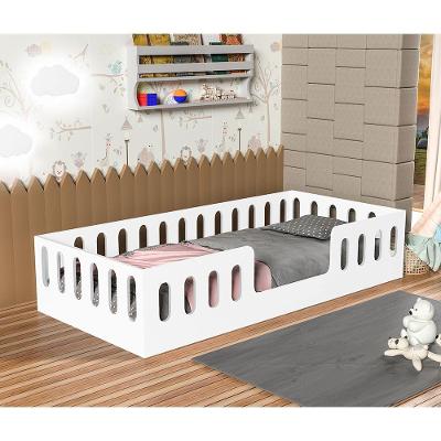 Cama Infantil Montessoriana Helo Solteiro - Branca - Cor: Branco