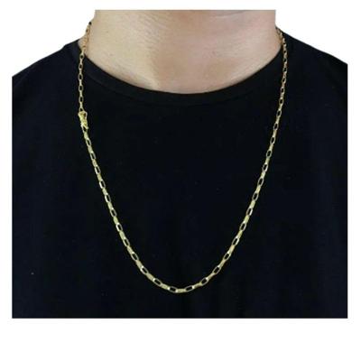 Cordão 3mm Boleada De Moeda Antiga Banhados Oro 18k Corrente