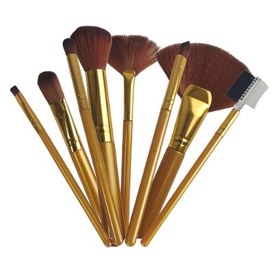Pincel 8 Peças Make Up Base Sombra Corretivo Profissional