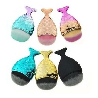 Pincéis Maquiagem Pincel Sereia Peixe Contorno Oferta!!