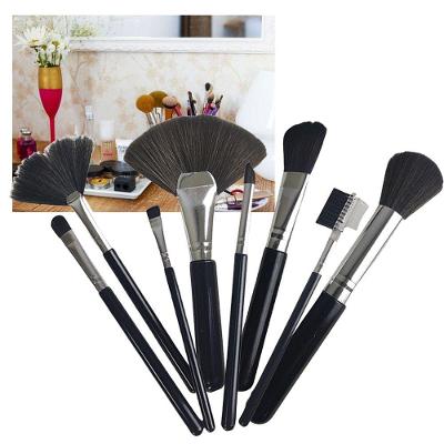 Pincel Kit 8 Peças Base Corretivo Sombra Po Make Up