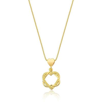 Colar Eternal Love Revestido Em Ouro