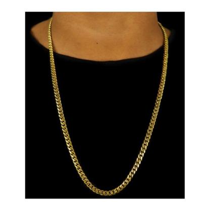 Cordão Corrente Cubana 6Mm Fina Luxo