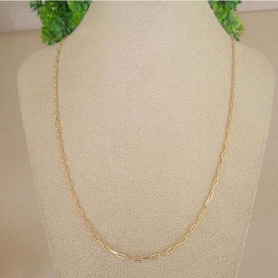 Corrente Cartier Masculina 60Cm Banhada A Ouro
