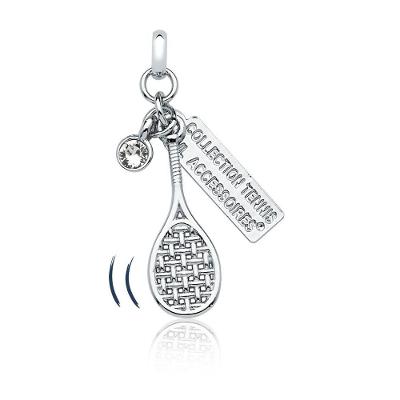 Pingente Collection Raquete De Tennis Revestido Em Ródio