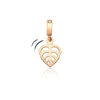 Charm Côtes D'Adam Revestido Em Ouro Rosé