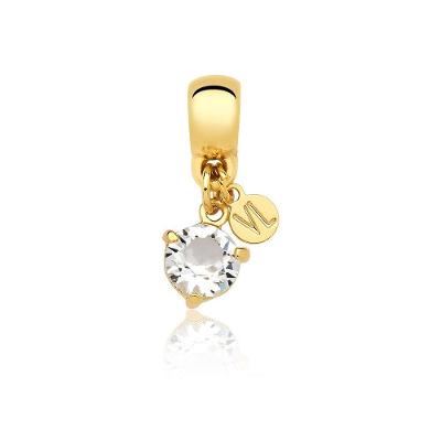 Charm Life Spot Revestido Em Ouro