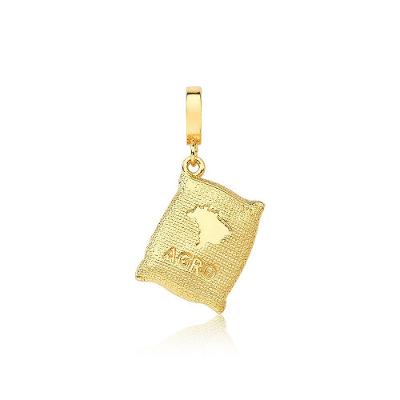 Charm Saca De Grãos Vl Agro Revestido Em Ouro