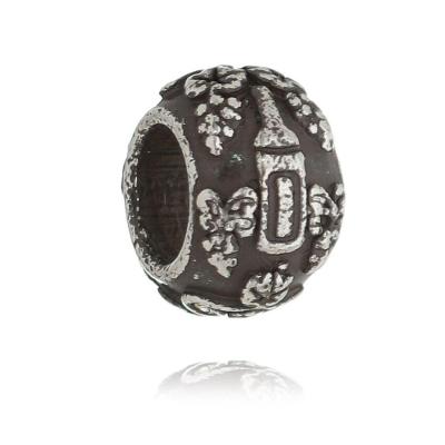 Charm Garrafinha De Vinho Revestida Em Prata Velha