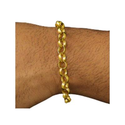 Pulseira Elo Portugues Moeda Antiga 8mm Estilosa