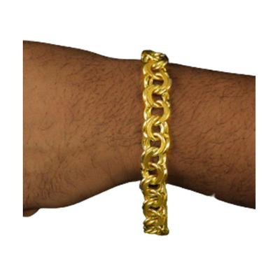 Pulseira 12mm Friso Moeda Antiga Nao Descasca