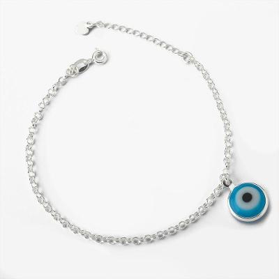 Pulseira Olho Grego Prata 925