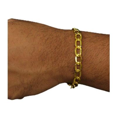 Pulseira 7mm Italiana Moeda Antiga Luxuosa