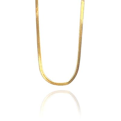 Pulseira Fita Folheado Em Ouro 18K