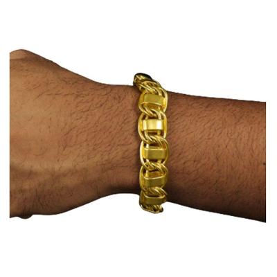 Pulseira 15mm Dubai De Moeda Antiga Nao Descasca