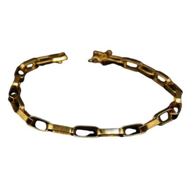 Pulseira Tijolinho Moeda Antiga 5 Milimetros Luxuoso