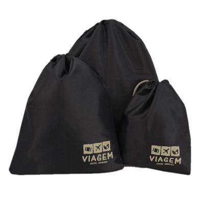 Kit Organizador De Malas Para Viagem Com 3 Peças Jacki Design Preto