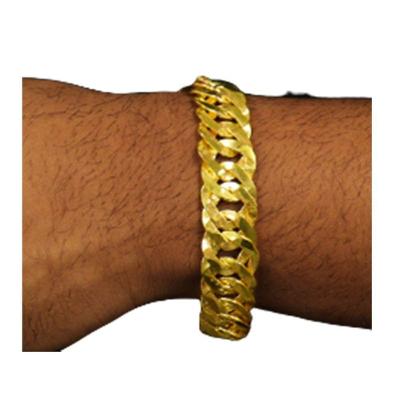 Pulseira 15mm Grumet Laminada Moeda Antiga Pusseira Grossa