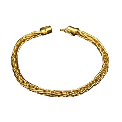 Pulseira Palmeirinha Moeda Antiga 6mm Nao Descasca