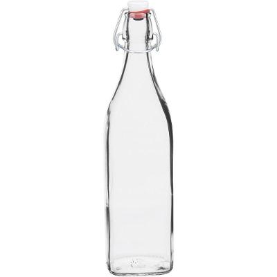 Bormioli Rocco Swing Garrafa 32X8X8Cm 1L Vidro Transp Com Tampa