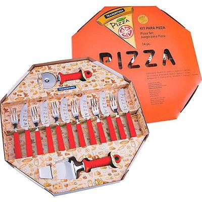 Kit Para Pizza Vermelho 14Pc 10,0 1 56,48 62,13