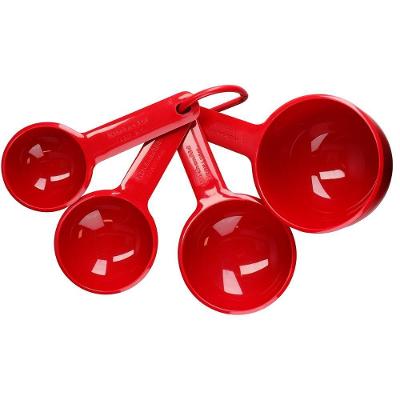 Conjunto 4 Xícaras Medidoras Cozinha Vermelha Kitchenaid