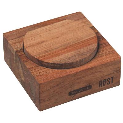Fsc Saleiro Tramontina Rost Em Madeira Jatobá Mesclada Com Acabamento óleo 12,5x12,5 Cm Tramontina
