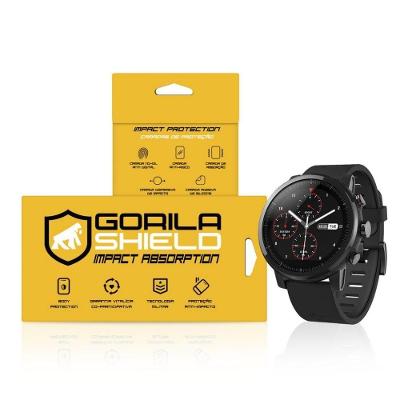 Película De Nano Gel Dupla Para Relógio Xiaomi Amazfit Stratos - Gorila Shield
